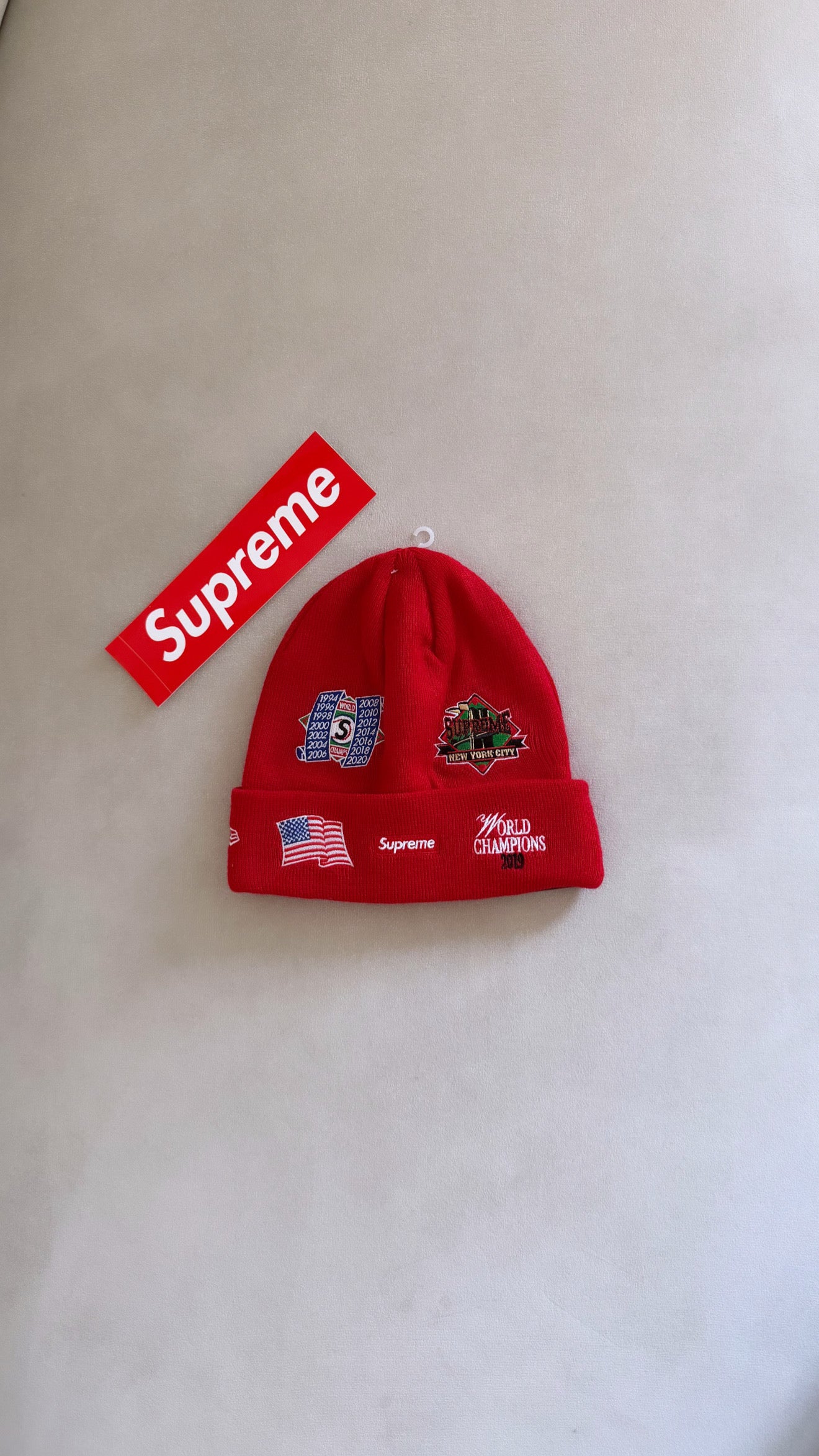 Supreme New Era Championship Beanie