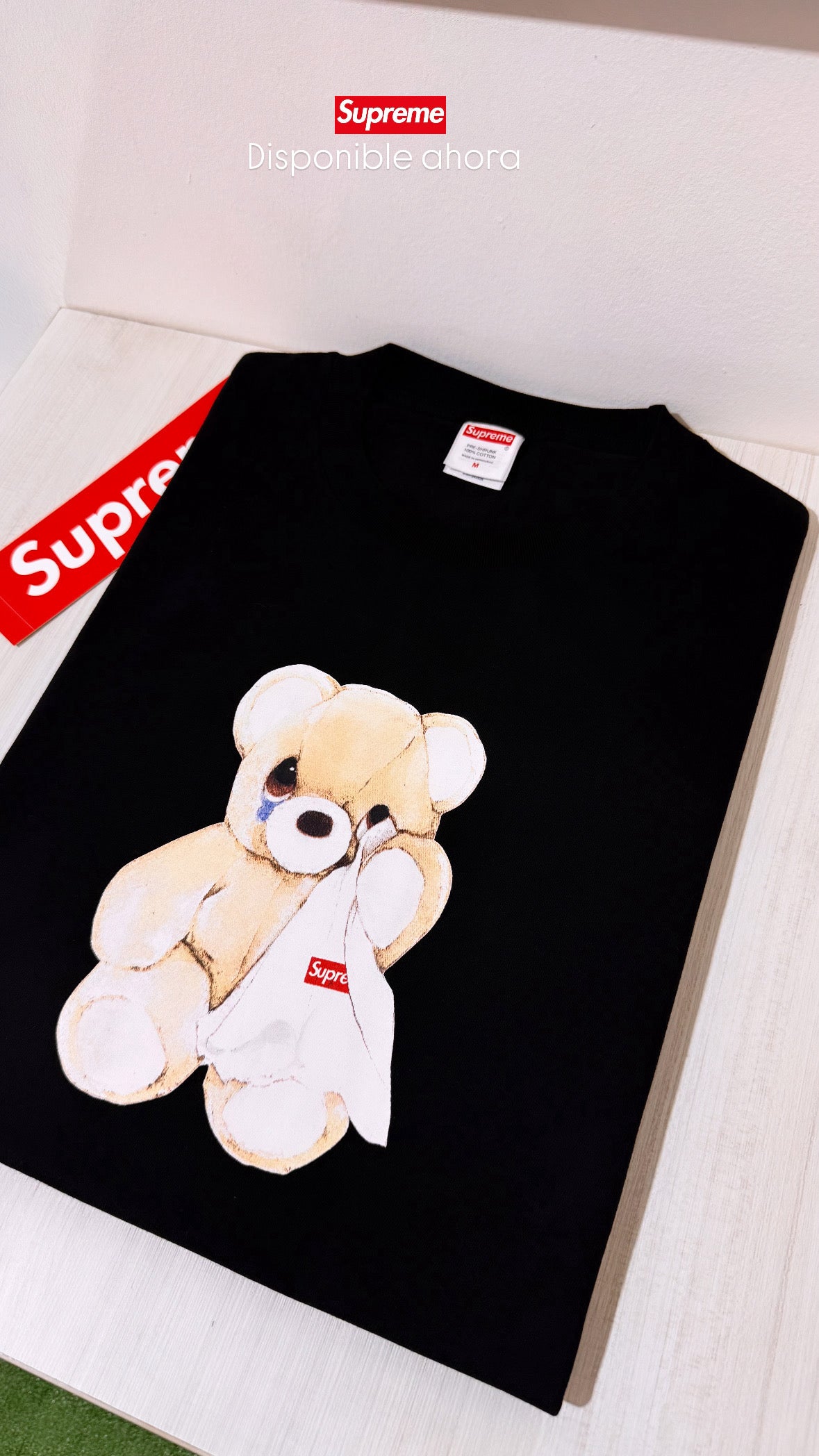 Supreme tee bear 2025