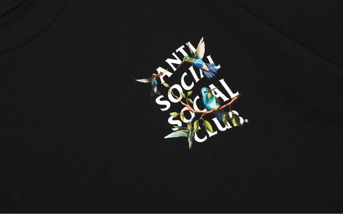 ASSC TEE - HUMMINGBIRD BLACK