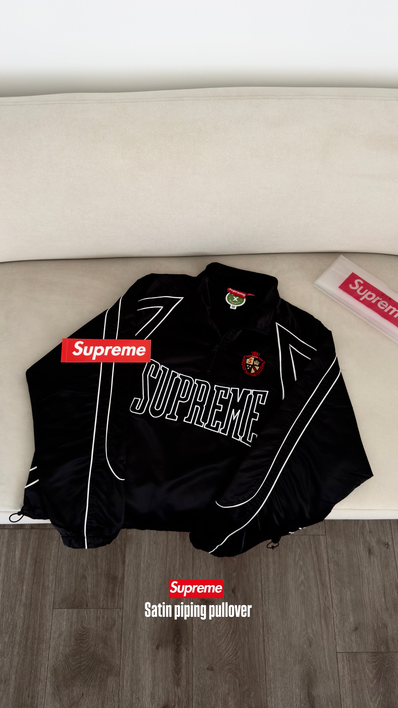 Supreme Satin Piping Pullover