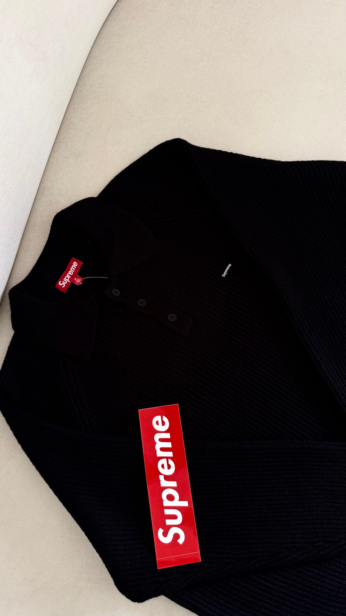 Supreme Sweater Small box polo