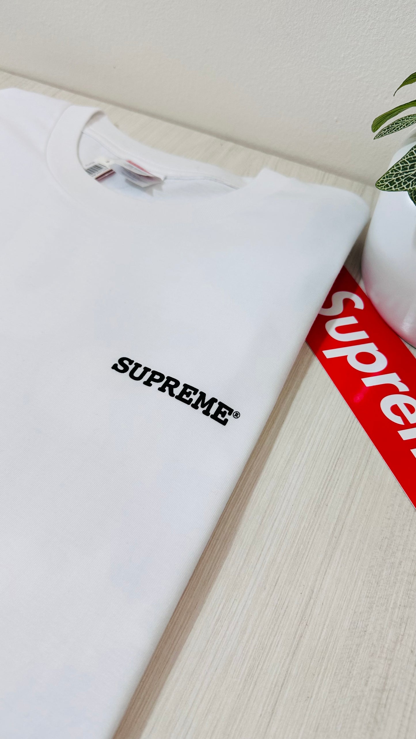 Supreme tee (PATCHWORK)(white)