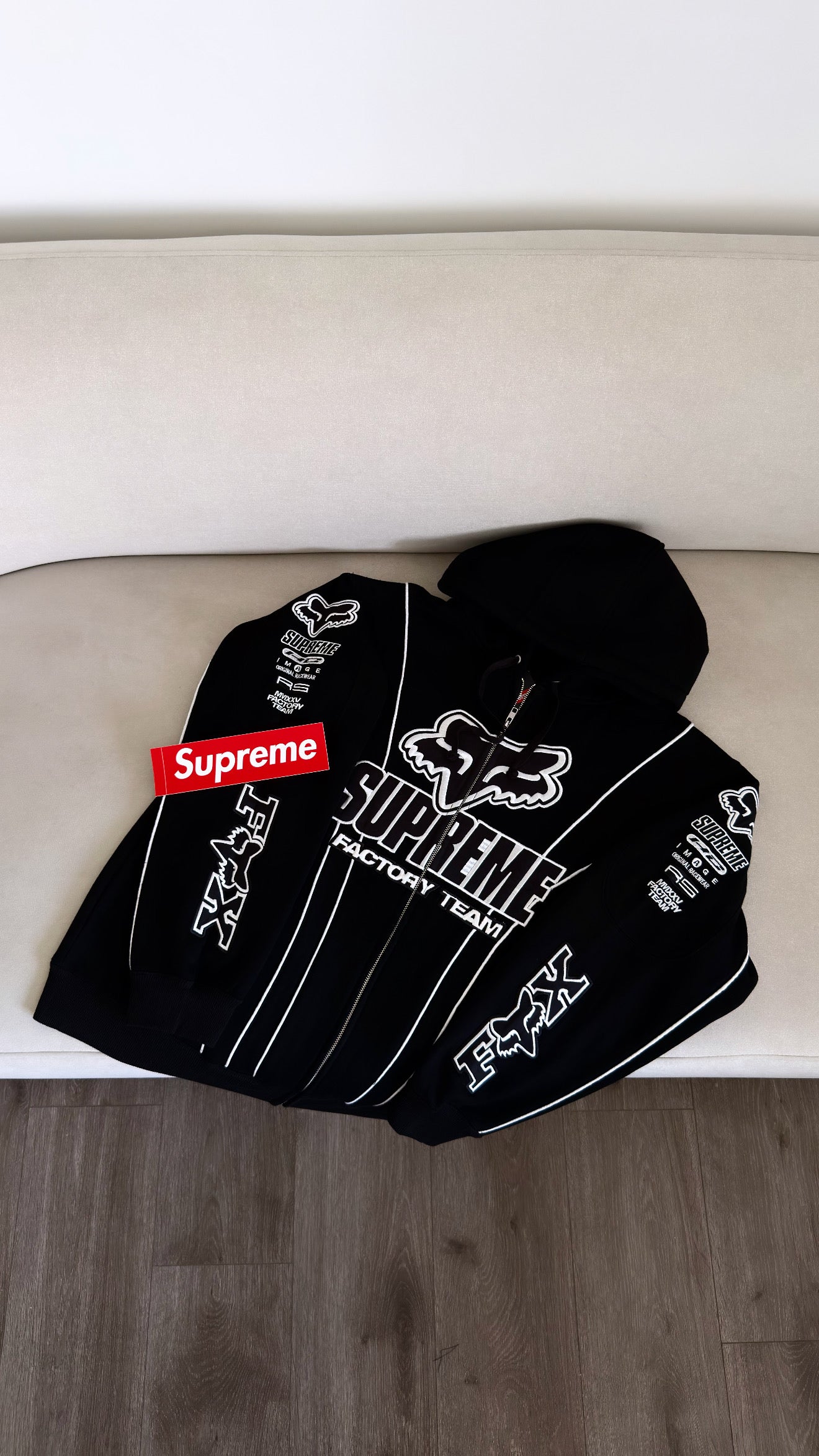 Supreme Fox racing zip up