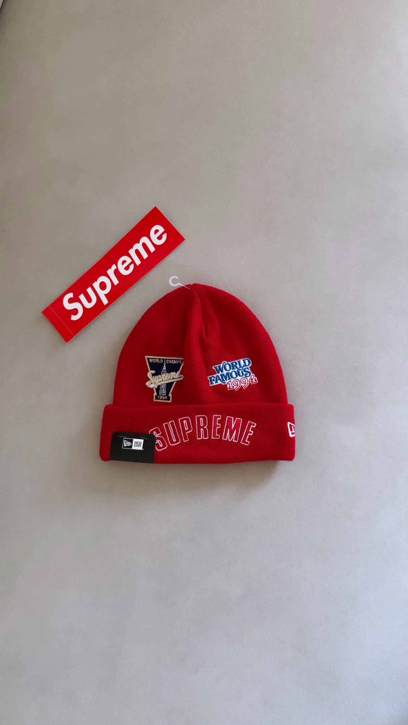 Supreme New Era Championship Beanie