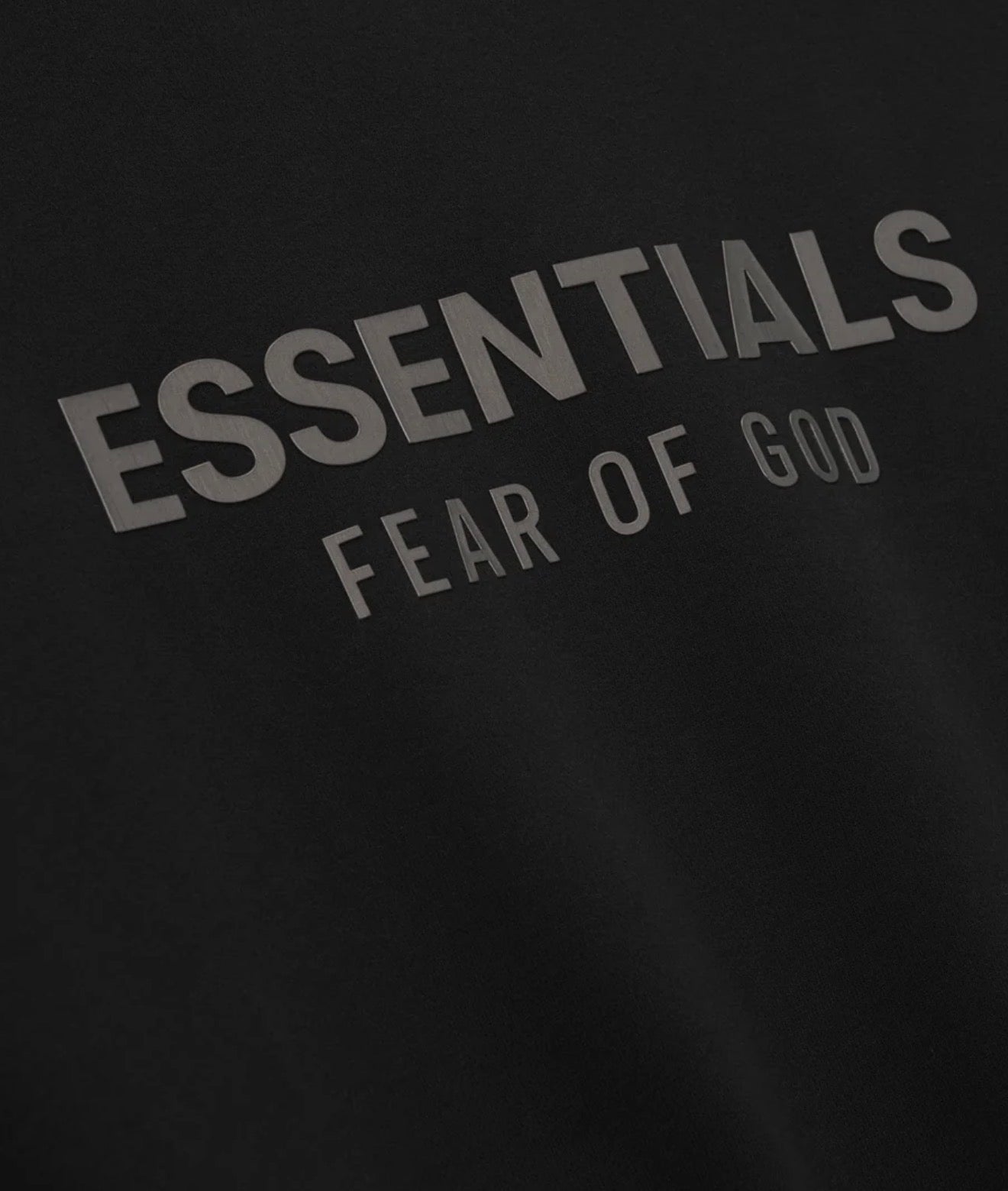 Essentials tee (jetblack)