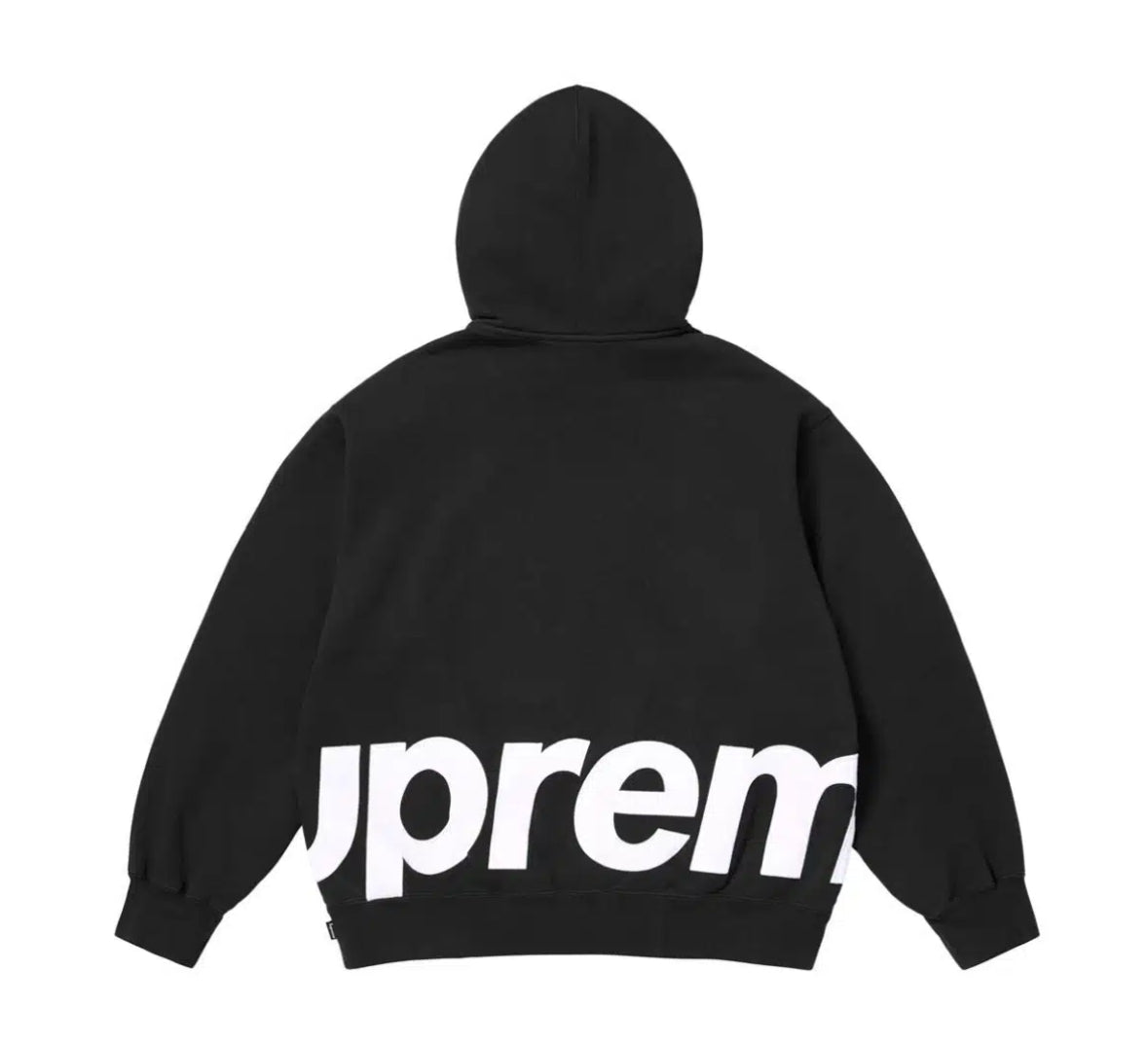 Supreme big logo zip up