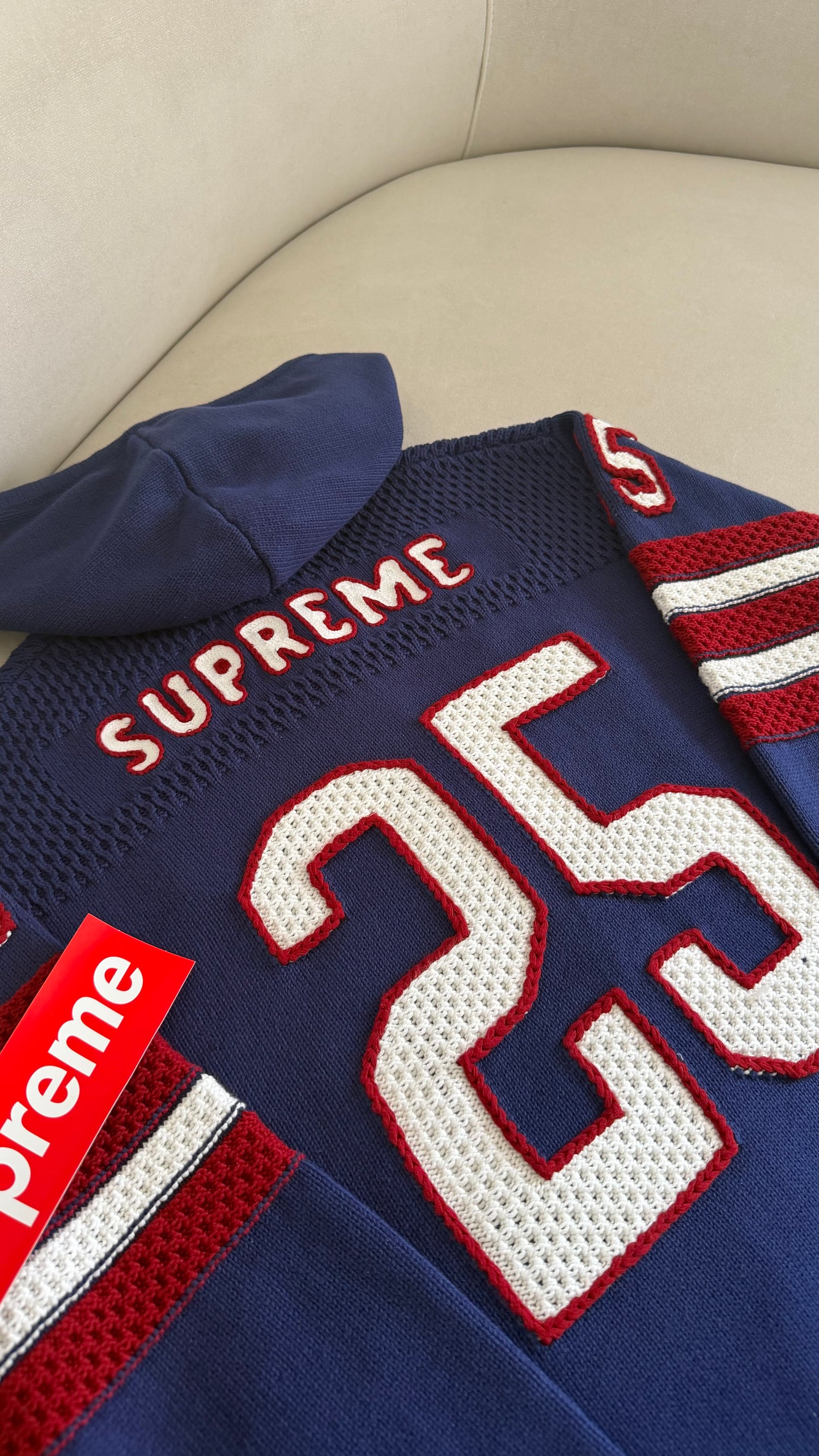 Supreme knit navy