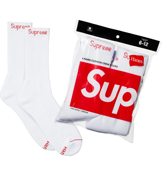 Supreme®/Hanes@ Crew Socks (2Pack)
