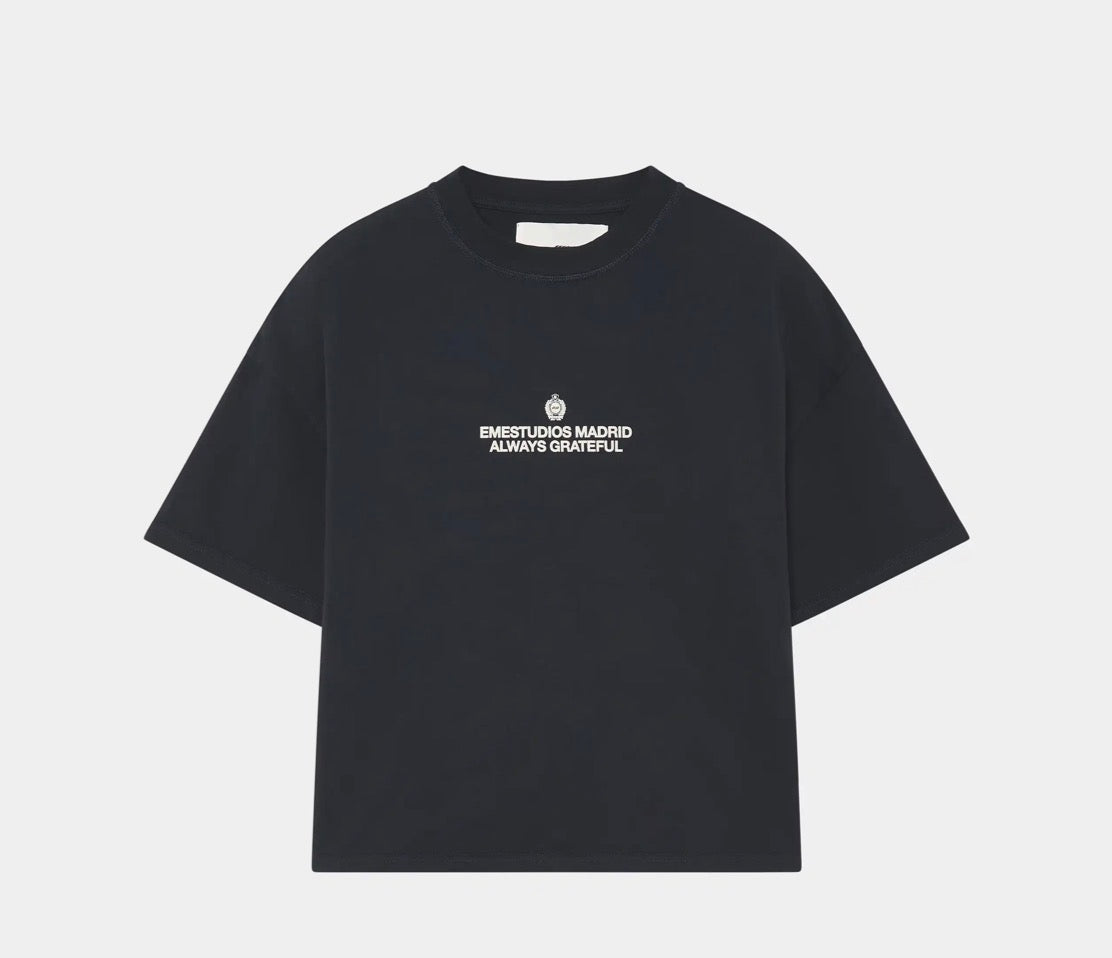 Powered Navy Oversized Tee