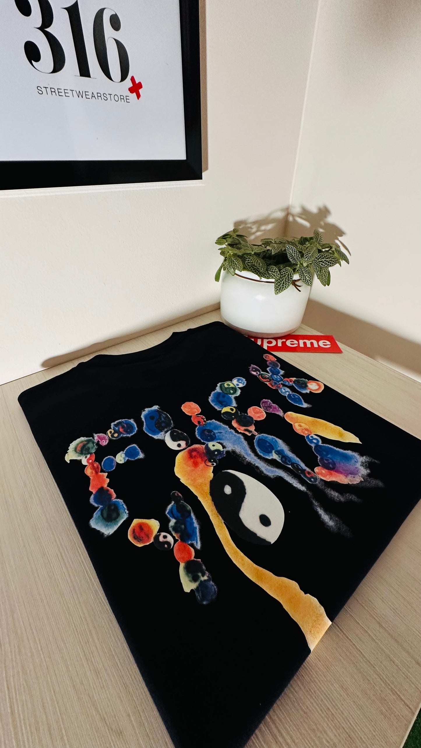 Supreme Tee (ying yang ) fuck you