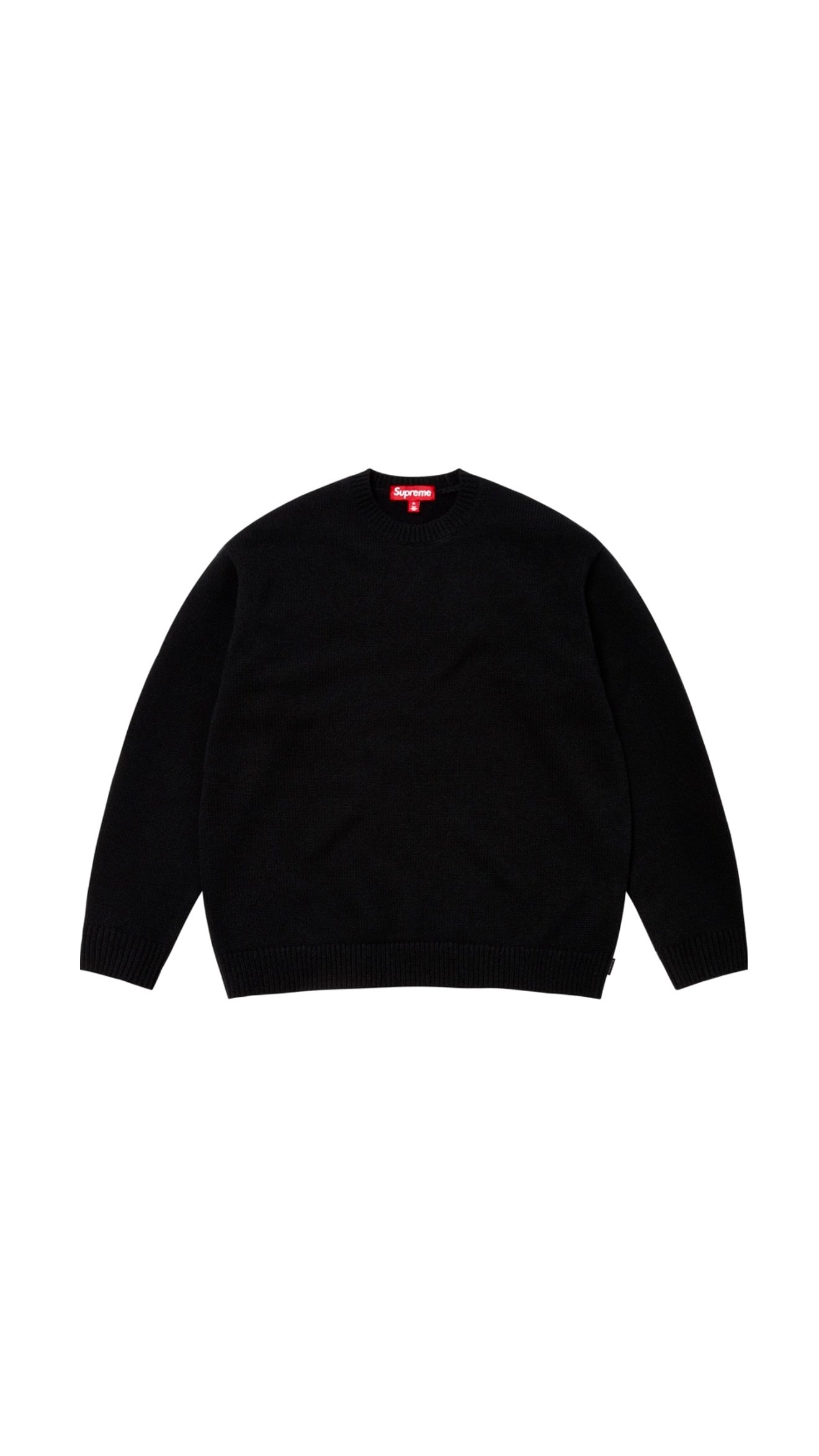 Supreme Angora Script Sweater Black