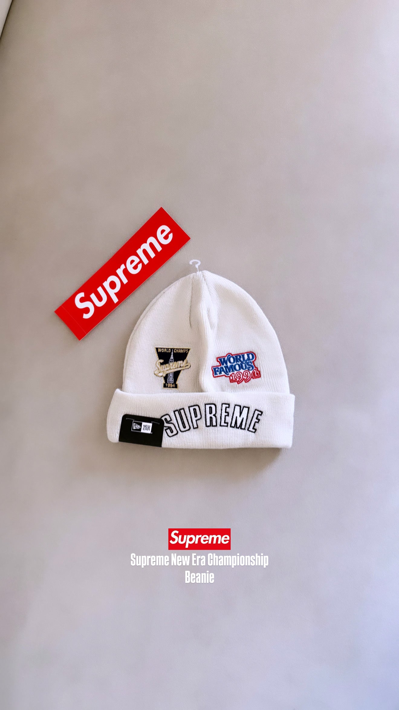 Supreme New Era Championship Beanie