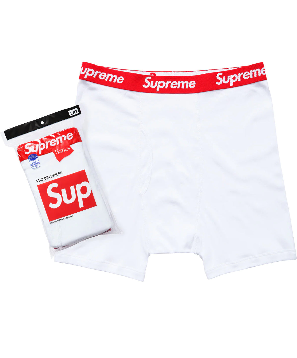 Supreme®/Hanes@ Boxer Briefs (4 Pack)