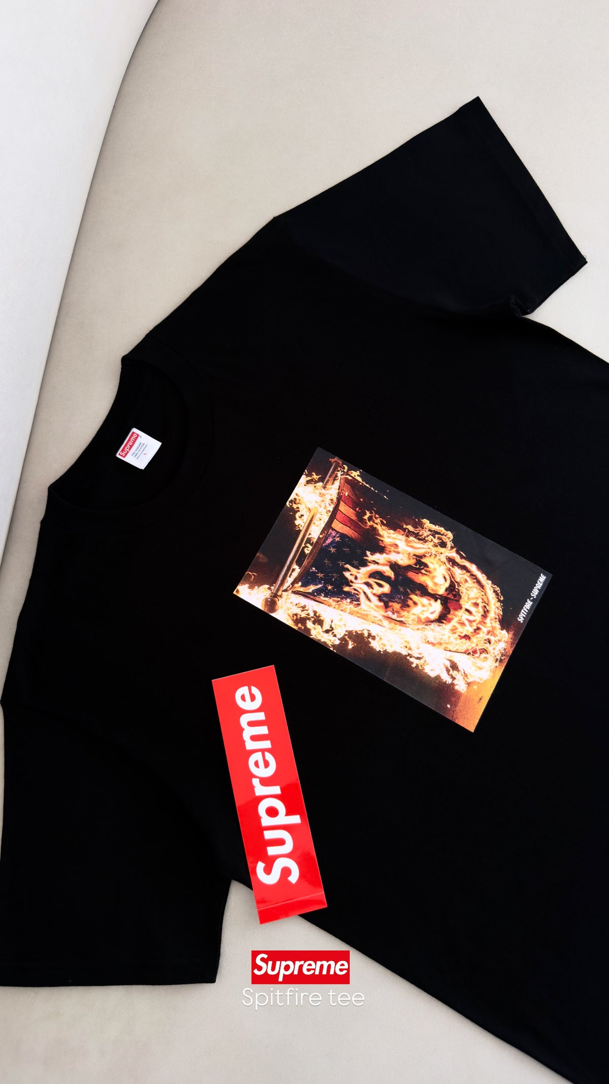 Supreme spitfire flag tee