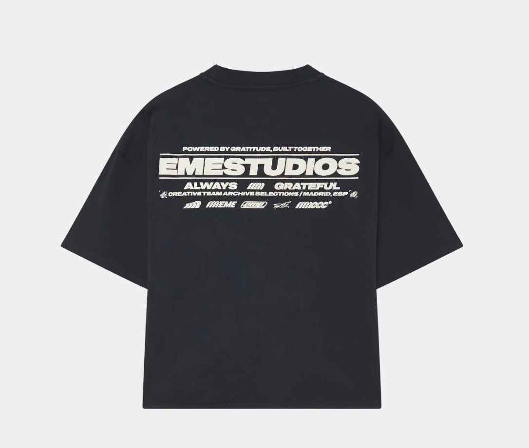 Powered Navy Oversized Tee