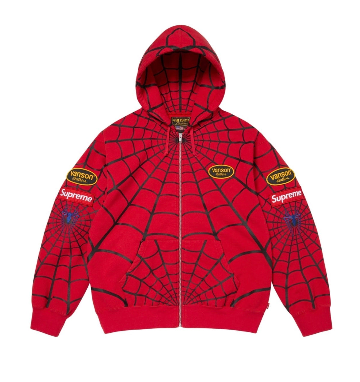 Supreme Vanson leathers Spiderman