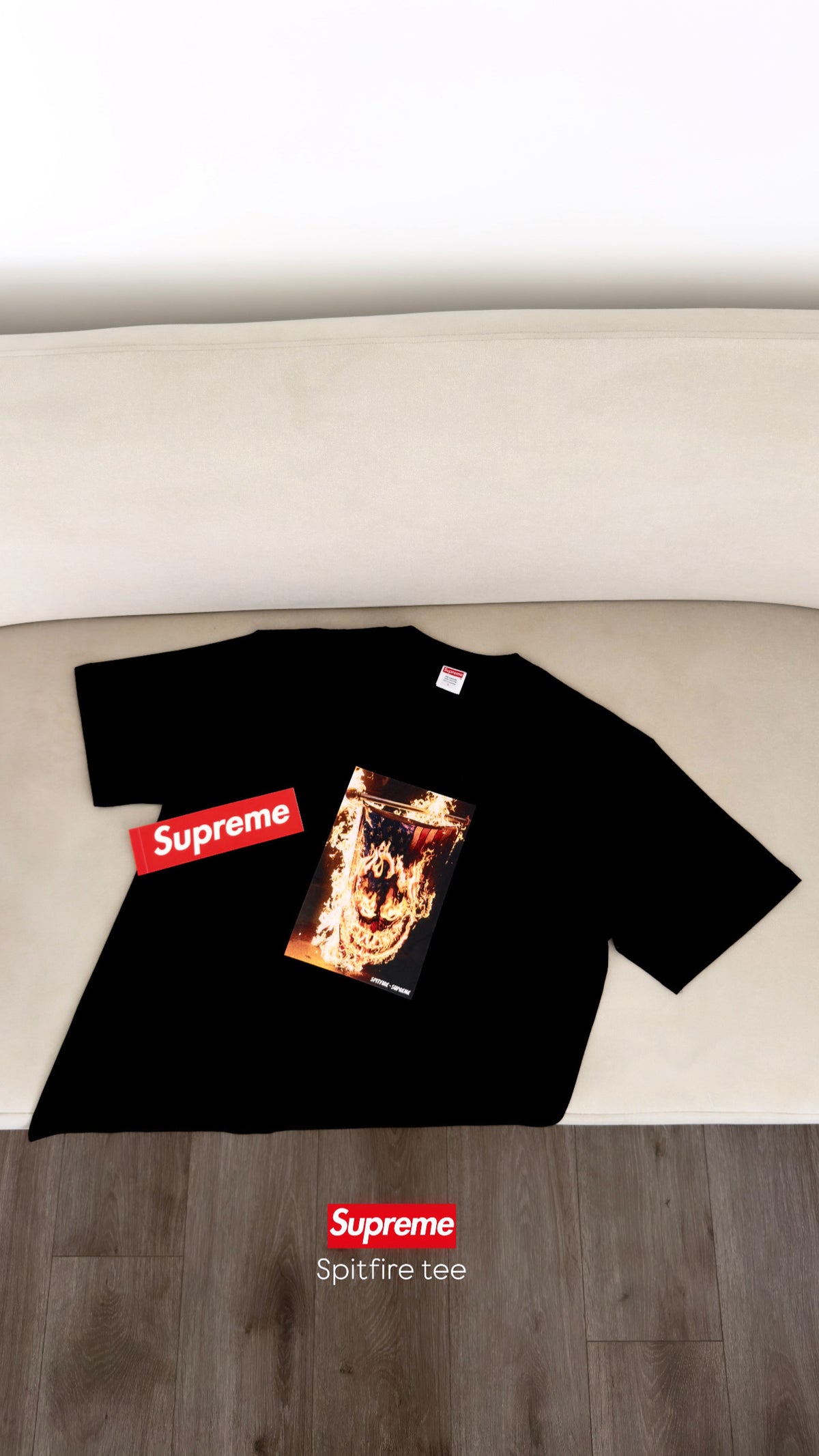 Supreme spitfire flag tee