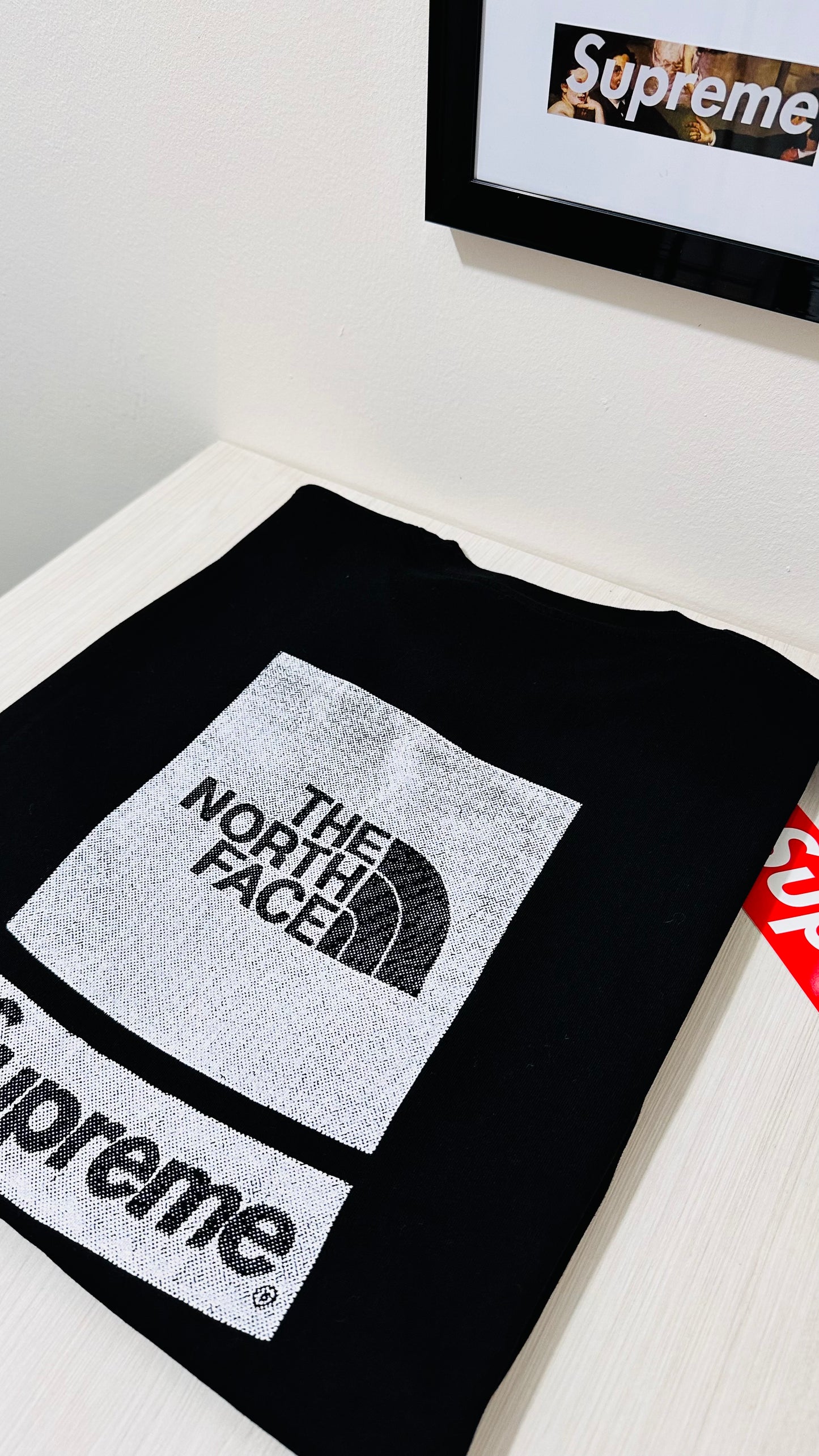 Supreme tee (THE NORTH FACE )(black ) SS2024