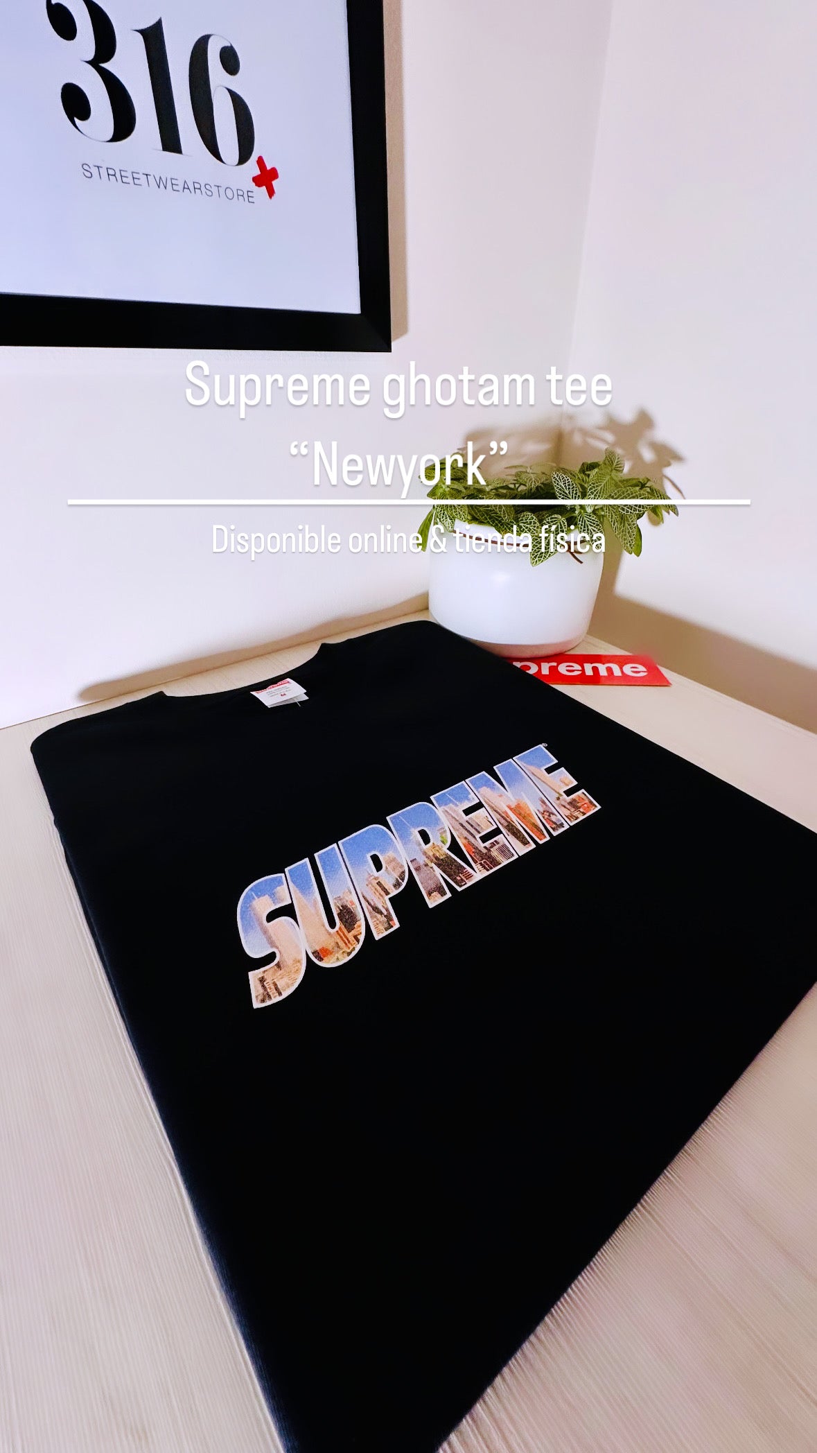 Supreme tee
(Gotham Tee) NY