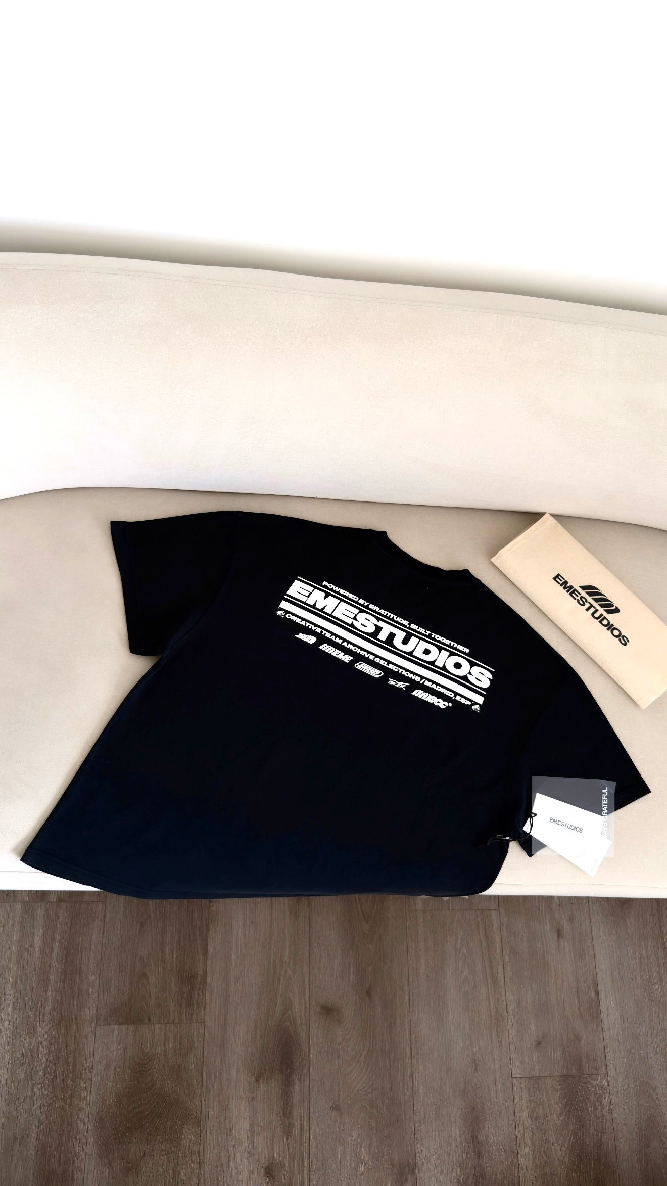 Powered Navy Oversized Tee