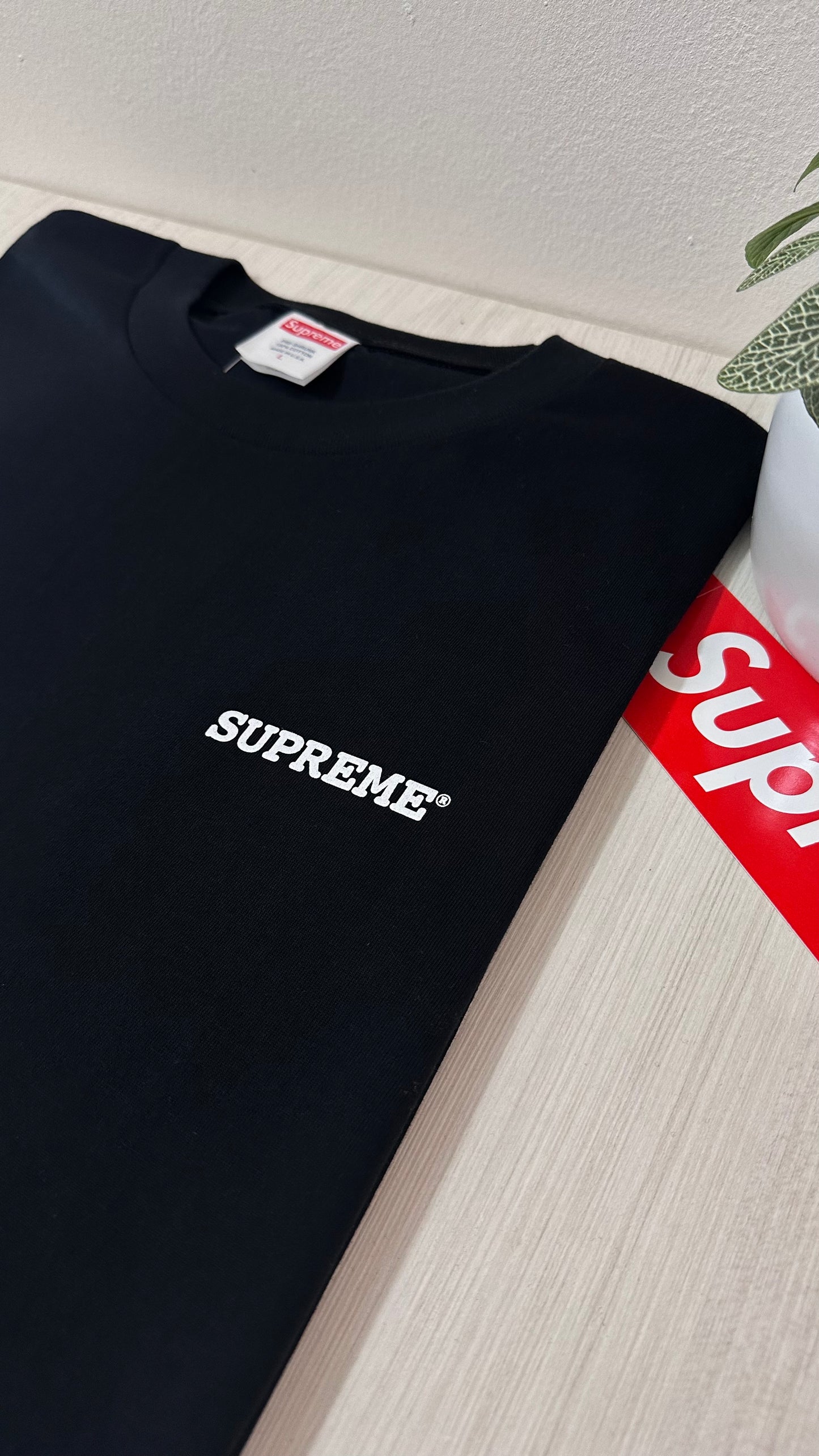 Supreme tee (PATCHWORK)(Black )