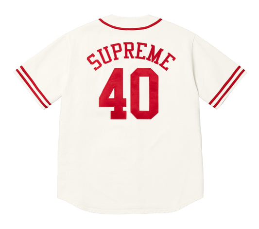 Supreme 40 Acres Twill Baseball Jersey