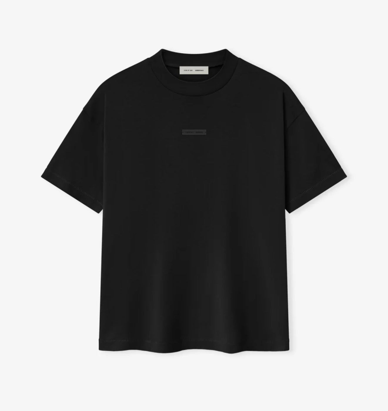 Essentials tee (jetblack)