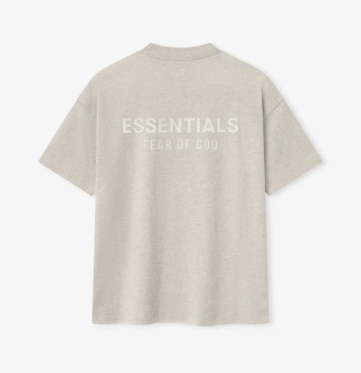Essentials tee (Heather stone)