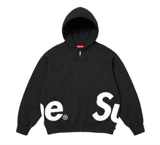 Supreme big logo zip up