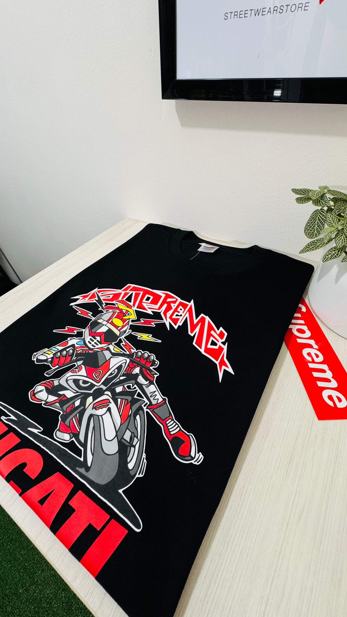 Supreme tee   (Ducati bike)