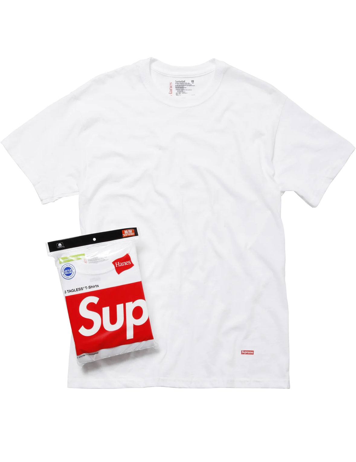 Supreme®/Hanes®
Tagless Tees (3 Pack)