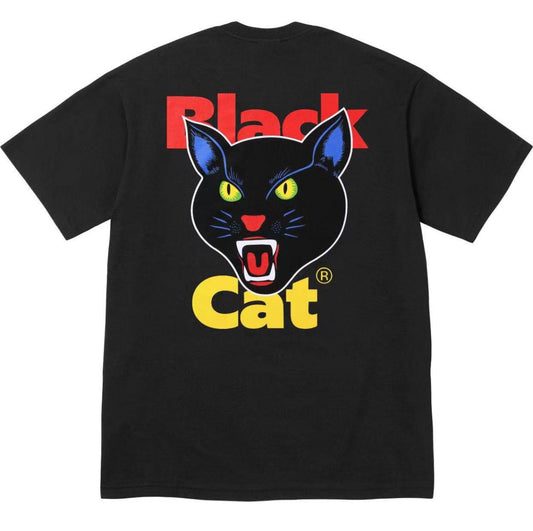 Supreme tee (black Cat )