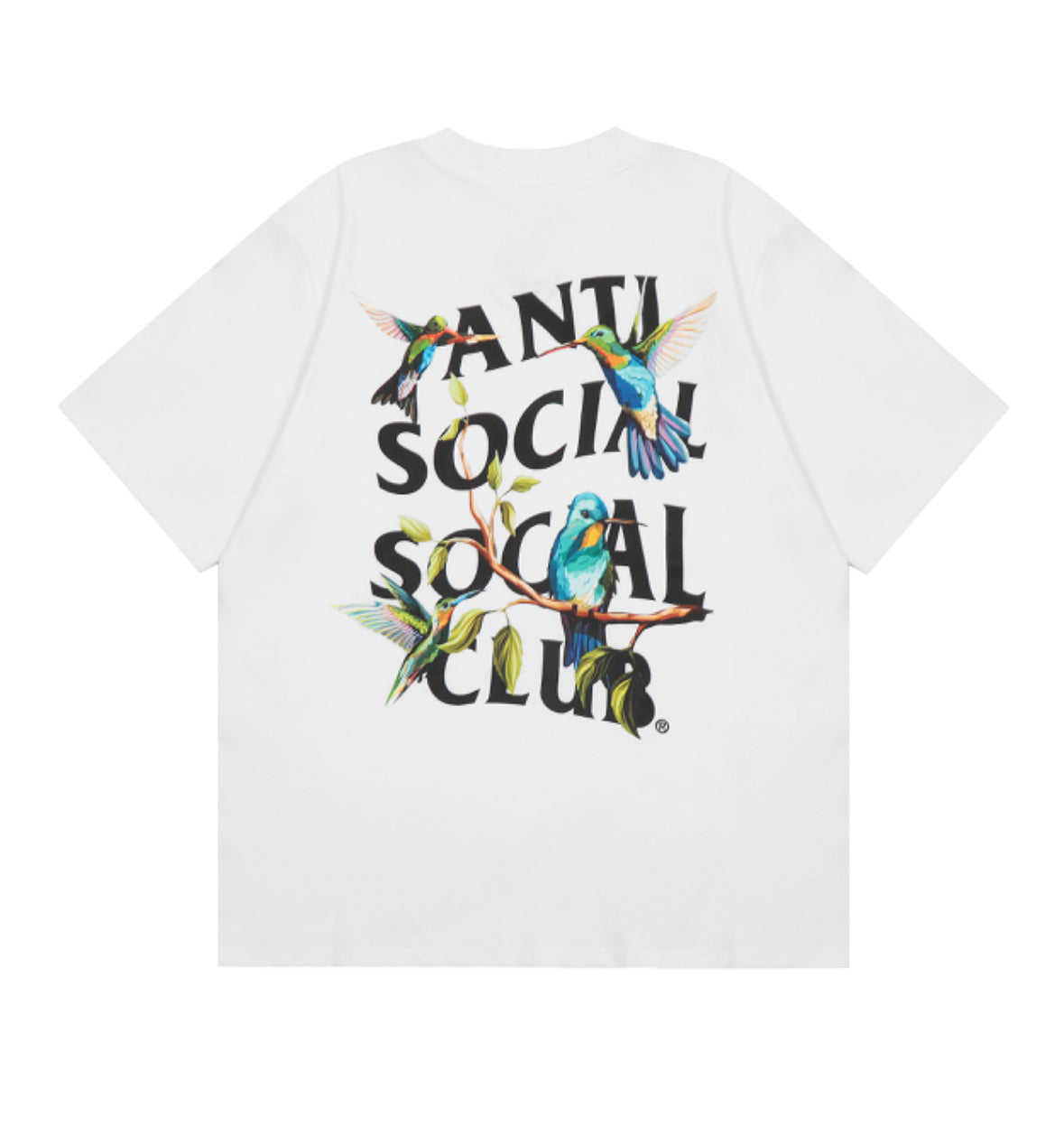 NWOT Anti Social outlet Social Club ASSC Hummingbird Tee